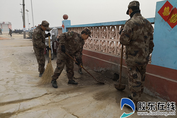 大钦岛乡驻岛部冬日送温暖组图