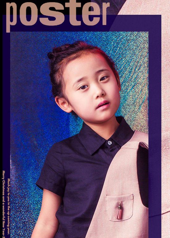 年历小明星梁敬涵:快乐女孩如花朵般缤纷绽放