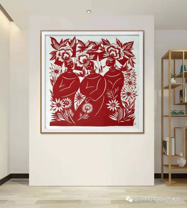 剪不断当代剪纸九人展25日在烟台举行图