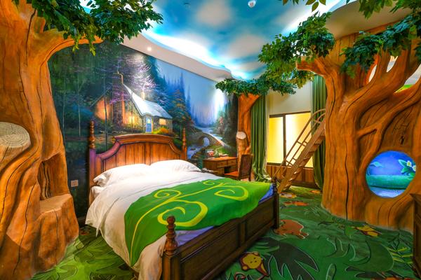 酒店树屋亲子房