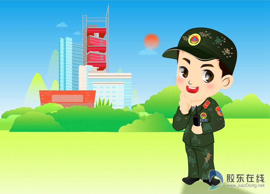 人防场景插画组图