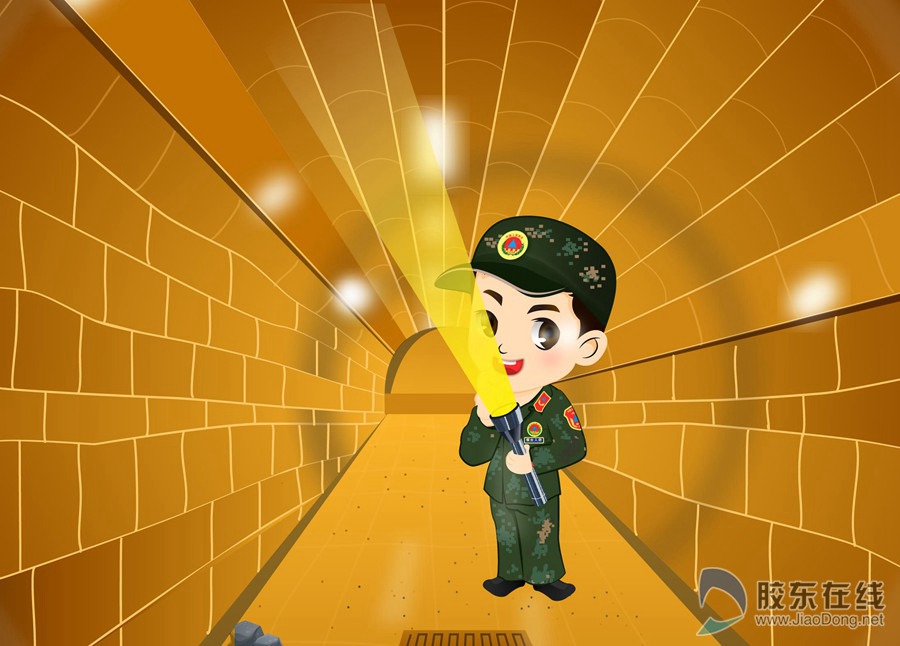 人防场景插画组图