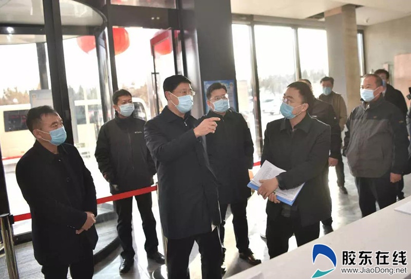 芝罘区委书记杨升岩一线督导全区疫情防控工作