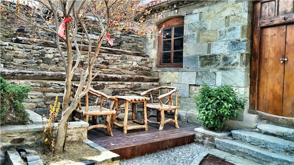 高端民宿畅游石疃石碑古朴的石头巷高山岛--姊妹峰砣子岛西岸村内海岸