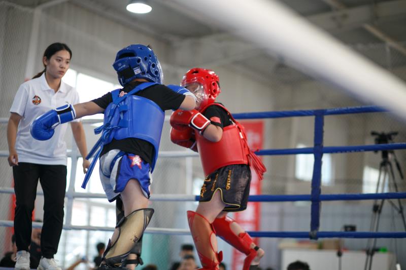 福山区第六届全民健身运动会散打比赛开赛