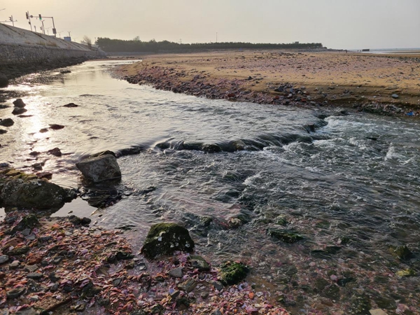 马山河桥附近异味系上游企业污染 将加大力度排查