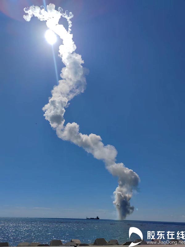 第十三次海上发射任务圆满成功！八颗卫星在烟台“拼车”上太空